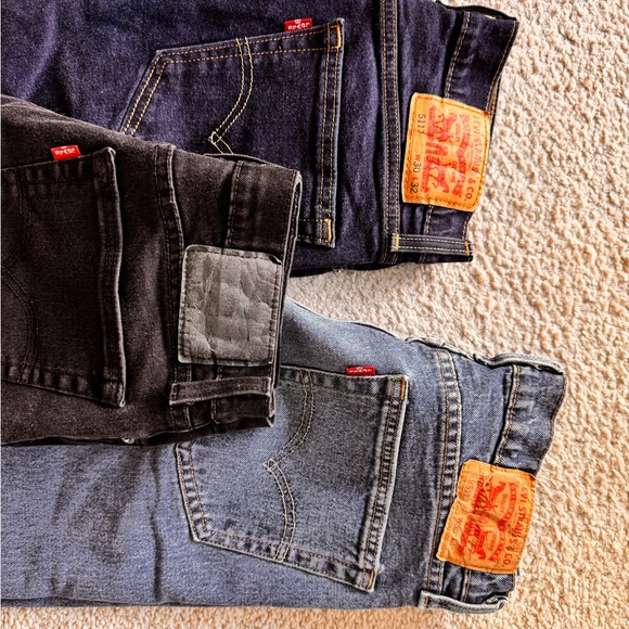 Levi's Other - Men”s Levi Jeans style 501, 502, 511 black and blue